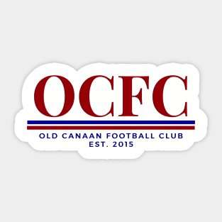 OCFC Blockprint Sticker